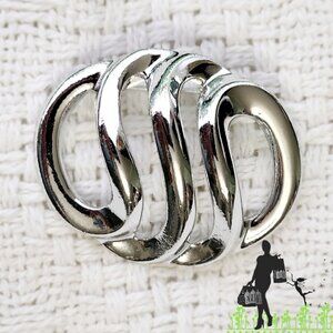 BFD Silver Toned Vintage Pin/Brooch